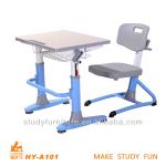 ergonomic adjustable height children desk and chair HY-A101