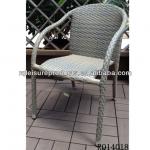 Ergonomic Leisure Chair PE Rattan For Garden Use RQ14018