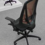 Ergonomic mid-back mesh chair with lifting armrest WLH-B