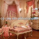 European and American style Princess Bed -Handcraft wooden bedroom furniture - Children furniture E-002