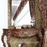 European antique wooden console table with mirror DF94-35M DF94-35M