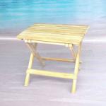 European style folding hardwood patio single bench JI2861