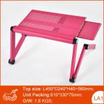 Excellent Function Adjustable Laptop Desk/Angle Adjustable Laptop Table LA1