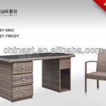 executive rattan office table models st-790D