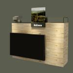 Exqusite Modern Reception Counter Design For Ofiice K-Y595