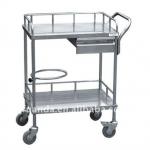 F-C12 Stainless Steel Single-drawer Medical Cart F-C12