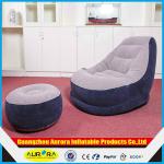 Factory price flocked inflatable chair sofa relax SF-0356