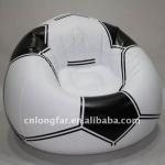 Factory pvc inflatable football ,soccer sofa OEM