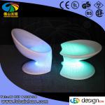 fashion color change cheap PE LED foot stool BZ-BA6010L