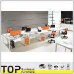 Fashion Design 8 People Modern Office Workstation XIN-MD