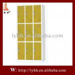 Fashion design and high-tech steel 9 door locker HH-HSL-01