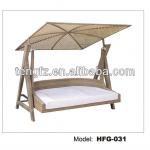 Fashion rattan outdoor hammock swing bed furniture HFG-031