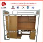 FASHION SCHOOL ~dormitory bed frame / wood bunk bed with desk / bunk bed with desk ZA-GYC-12