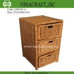 Fashionable and natural wicker basket drawers for clother 230012C