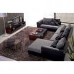 Fashionable gray leather sofa ZX-03TH ZX-03TH