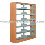 Fashional Steel Wood Library Book Shelf WXK-BS004