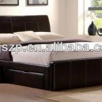 Faux Leather Bed with drawers SLB116 SLB116