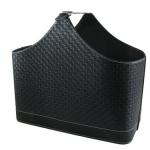 Faux Leather Book Holder Gift Storage PU Magazine Basket 09A1683