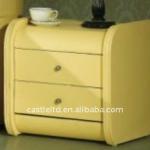 Faux leather modern nightstand CLBKC-05