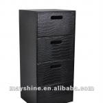 Faux leather storage cabinet MX-2012-102