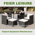 FEIER A6090 Rattan Cheap Black Dining Set for Sale 2014 A6090