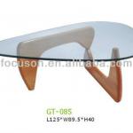 FKS-RD-GT-085 Living room table emeas table modern glass cofffee table FKS-RD-GT-085