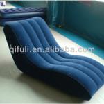 Flocked Inflatable Sofa Bed Chair,Pvc Inflatable Sofa ,Inflatable Sofa Bed QFL-1362