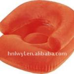 Flocked PVC inflatable air sofa chair for living room LWMD-697