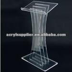 Floor standing acrylic lectern for meeting ML-A452