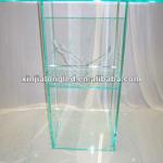 Floor Standing Transparent Acrylic Lectern Acrylic Glassgreen Plexiglass Podium 31591