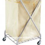 Foldable Hotel Trolley Room Service Carts with wheels/guest room service carts/linen trolley service carts H-7C