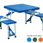 foldable outdoor picnic table with umbrella