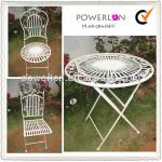 Foldable Vintage Metal Outdoor Furniture PL08-5801set