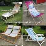 foldable wooden deck chair SLF-C1054