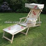 foldable wooden deck chair slf-c1050a