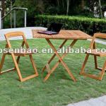 folded bamboo chair set FB0094