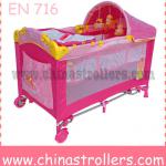 Folding Baby Playpens/ Baby Travel Cot with canopy OBP075