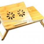 folding bamboo laptop table/desk BLT-02