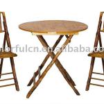 Folding bamboo table 64330(1+2) 64330(1+2)