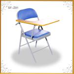 Folding metal school student chair with writing board for sale JZ-M01