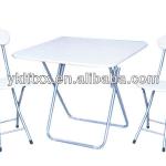 folding square garden wood table and chair set LET-3213