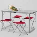 Folding table and chairs for camping. HM-TC01