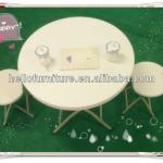 Folding Table and Stool Set Kitchen Breakfast Bar Natural. HL-Y80