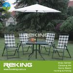 Folding venice garden furniture with a patio umbrella KF-006A