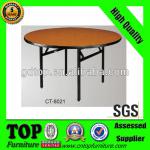 folding wooden round hotel table CT-8021 CT-8021 hotel table