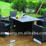 Forence 5pcs Cube Rattan Garden Furniture Dining Set HD-9104 HD-9104