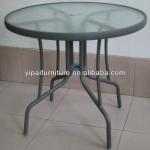 foshan aluminum table legs tempered glass dining table YT40B YT40B