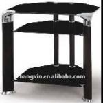 free stand modern tempered glass TV stand CX-23b