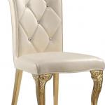 French style dining room furniture retro white leather wedding chairs dining SK-03