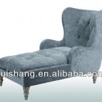 French style fabric chaise lounge RS968